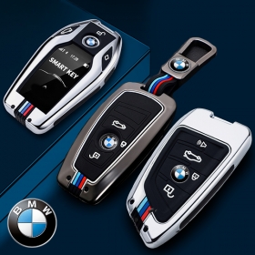 [N최저가] BMW 트리플 메탈 키케이스 3시리즈 5시리즈 7시리즈 M3 M4 M5 M6 프리미엄 풀커버 키링 키홀더 악세서리 새차선물 올바른제품