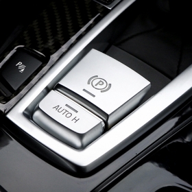 BMW 5시리즈 F10 전자식 사이드 브레이크 파킹 버튼 커버 몰딩 1SET(2pcs)