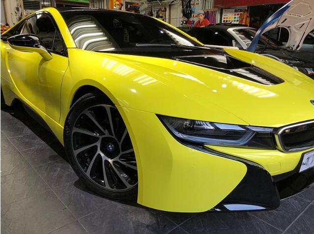 서울 서대문구 / 랩핑 / 전체랩핑 / BMW / i8 시공 사진