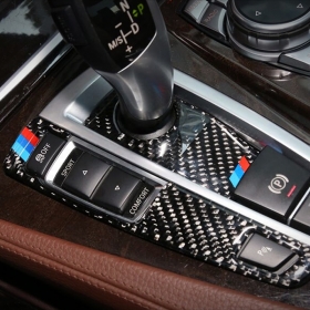 BMW X4 F26 M스타일 주행모드 패널 커버 몰딩-리얼카본