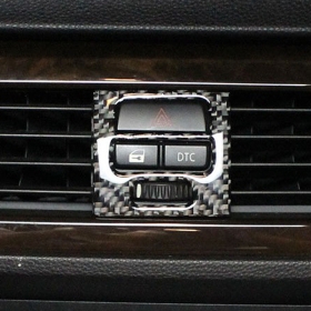 BMW 3시리즈 E90 E92 E93 M스타일 센터페시아 송풍구 조절부 커버 몰딩-리얼카본