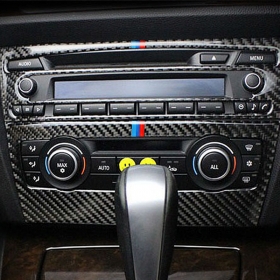 BMW 3시리즈 E90 E92 E93 M스타일 센터페시아 커버 몰딩-리얼카본