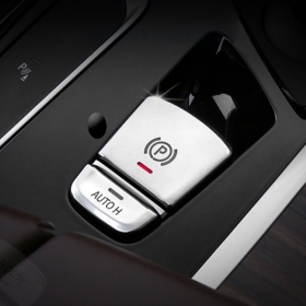 BMW 5시리즈 G30 전자식 사이드 브레이크 버튼 커버-실버