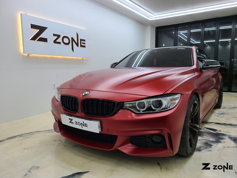 부천 경인로 / 랩핑 / BMW / 4시리즈 시공 사진