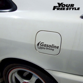 [자동차스티커] 주우규 GASOLINE 가솔린 (11cmX5cm)