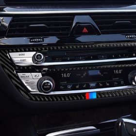 BMW 5시리즈 G30 M스타일 센터페시아 커버 몰딩-리얼카본