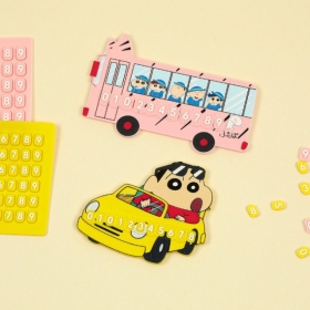 [N최저가] [벨르아망] 프루그나 짱구 논슬립 주차번호판