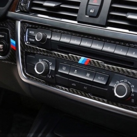 BMW 3시리즈 F30 M스타일 센터페시아 커버 몰딩-리얼카본