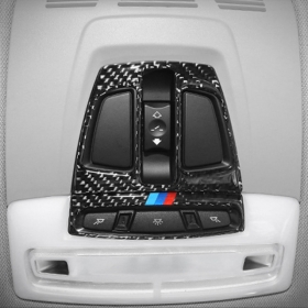 BMW X5 F15 M스타일 앞좌석 열람등 실내등 커버 몰딩-리얼카본