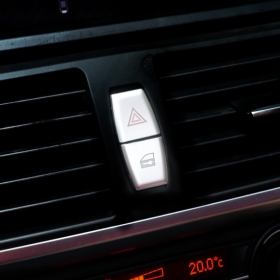 BMW 6시리즈 E63 E64 비상등 도어락 버튼 커버 1SET(2pcs)