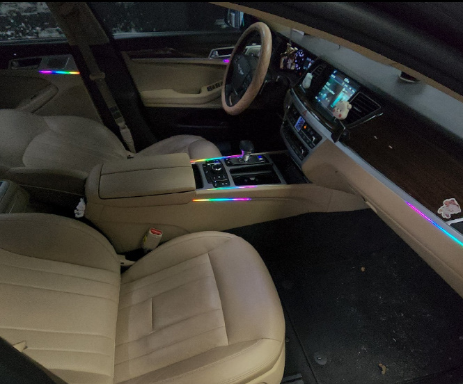 서울 중랑구 / 엠비언트 / 코더스엠비언트 전문시공점입니다. / 제네시스 / G80