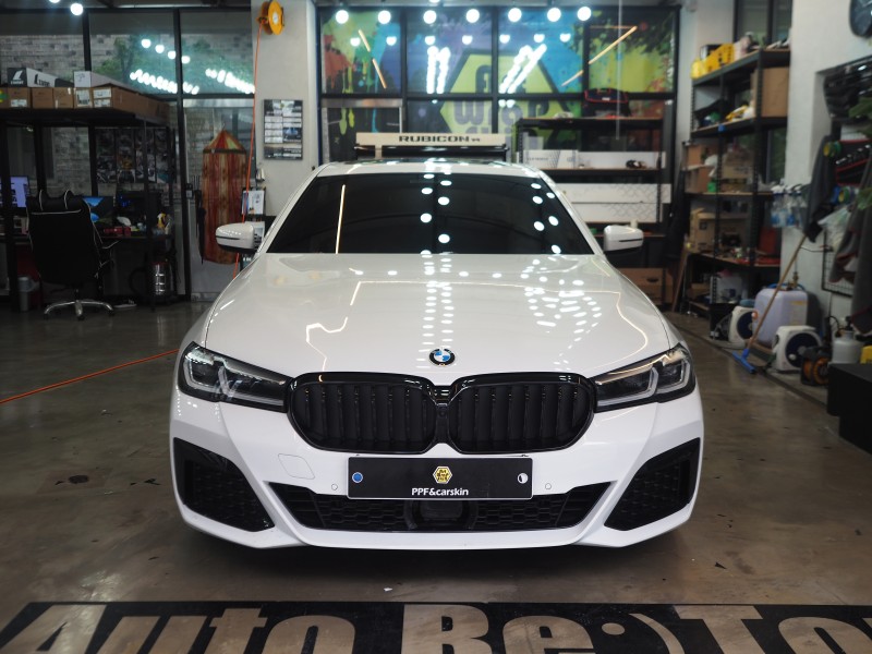 화성 동학산1길 / 랩핑 / BMW / 5시리즈 시공 사진