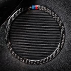 BMW 4시리즈 F36 M스타일 도어 스피커 테두리 커버 몰딩-리얼카본