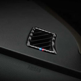 BMW 5시리즈 E60 M스타일 대쉬보드 사이드 송풍구 커버 몰딩-리얼카본