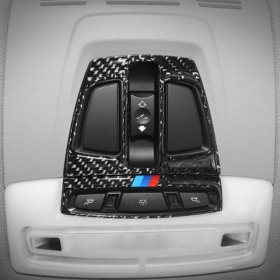 BMW 3GT F34 M스타일 앞좌석 열람등 실내등 커버 몰딩-리얼카본