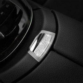 벤츠 E클래스 W213 콘솔박스 버튼 커버-크리스탈 큐빅