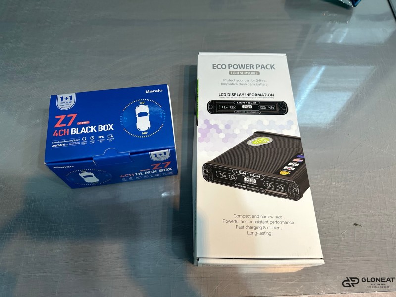 인천 서구 / 만도 Z7 4채널 블랙박스 장착, 에코파워팩 보조배터리 장착 / BMW / 5시리즈 시공 사진