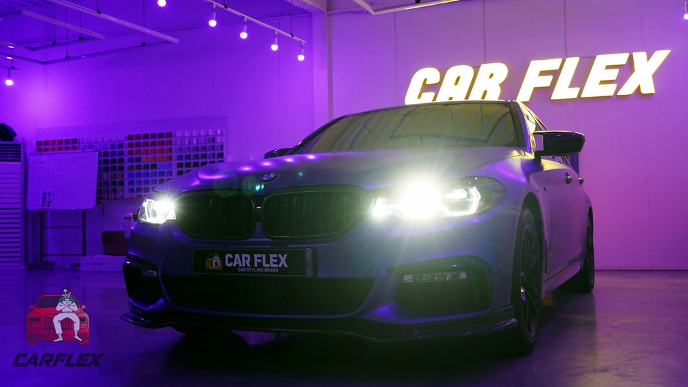 서울 강서구 / 랩핑 / 에이버리 슈프림 사틴퍼플 메탈릭 / BMW / 5시리즈 시공 사진