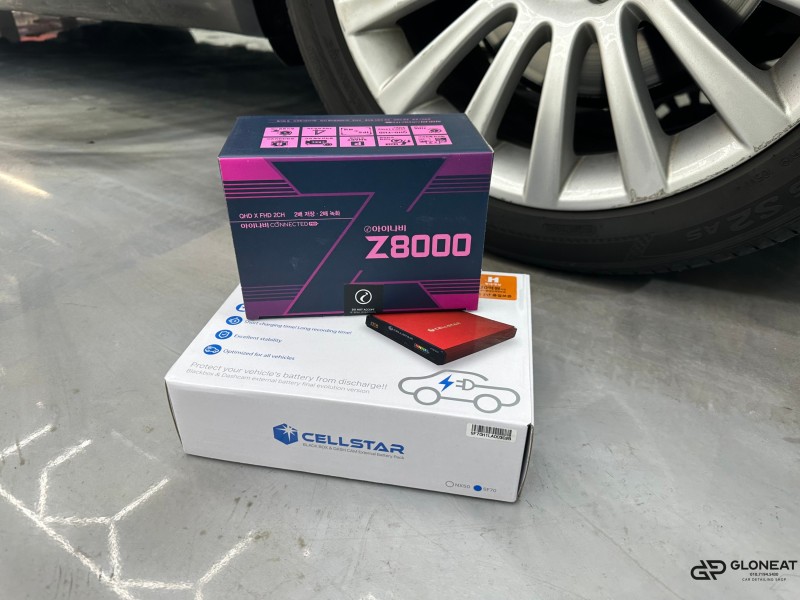 인천 서구 / 아이나비Z8000 블랙박스 장착, 셀스타 보조배터리 장착 / BMW / 7시리즈 시공 사진