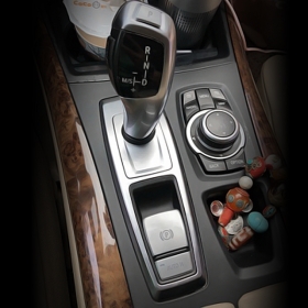 BMW X6 E71 전자식 사이드 브레이크 파킹 버튼 커버 몰딩 1SET(2pcs)