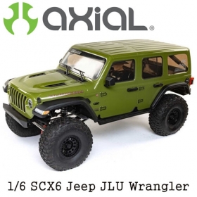 [역대급 초대형 라클차량] 1/6 SCX6 Jeep JLU Wrangler 4WD Rock Crawler RTR: Green