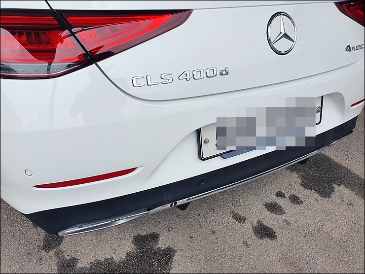 경기 남양주 오남읍 / 트렁크,범퍼 판금도색 / 벤츠 CLS 400D 시공 사진