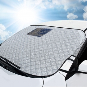 가온 차량용 햇빛가리개 자외선차단 블랙박스형 앞유리 덮개