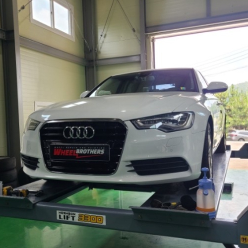 경기 오산 외삼미로 / 휠복원/도색 / 아우디 / A6