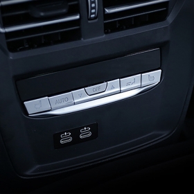 BMW i4 G26E 뒷좌석 2열 에어컨 조절 버튼 커버-투광형
