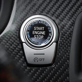 BMW 5GT F07 14-17년식 크리스탈 스타트 버튼 교체식+ISG 버튼 접착식