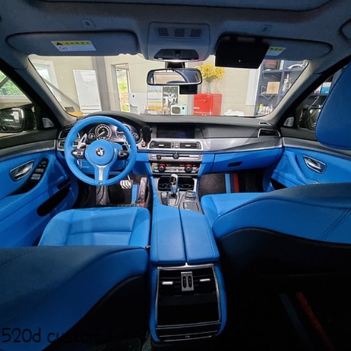 화성시 정남면 / 실내커스텀/염색 / BMW 5시리즈 520d 시공 사진