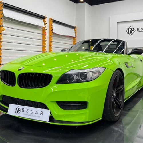 인천 계양구 / 전체 랩핑 / 글로스 라이트 그린 / BMW / Z 모델 / Z4 시공 사진