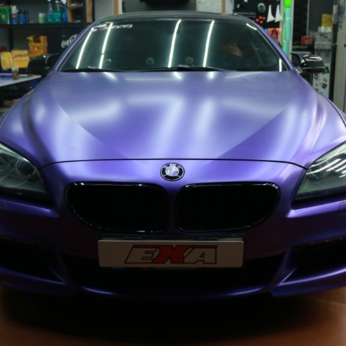 대구 달성군 / 랩핑 (에이버리 슈프림 사틴 메탈릭 퍼플) / BMW / 6시리즈 시공 사진