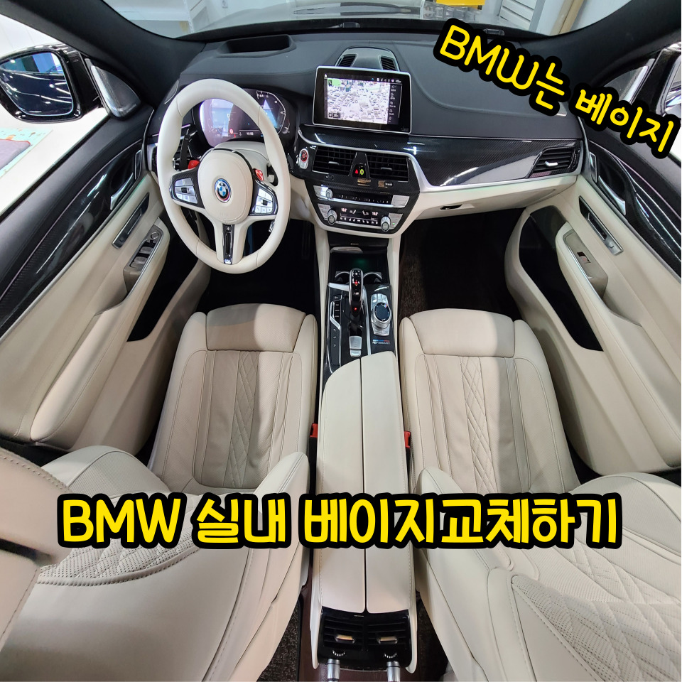인천 남동구 / 실내커스텀/염색 / BMW / 베이지