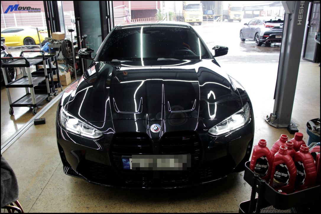부산 기장군 / 엔진오일 교환 / BMW / M4 (G82) 시공 사진