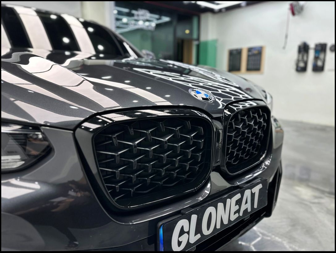 인천 서구 / 랩핑 / 그릴 크롬죽이기 / BMW / X4 시공 사진