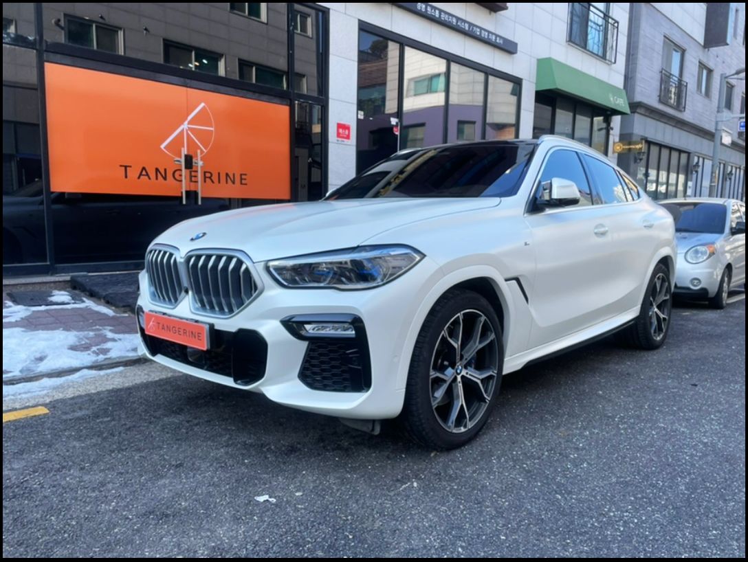 인천시 서구 / 사틴화이트펄 전체랩핑(에이버리) / BMW / X6 (G06)