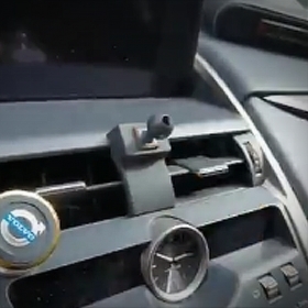 렉서스 NX 1세대 AZ10 하이브리드 차량용 휴대폰 거치대 브라켓 17mm 볼 마운트