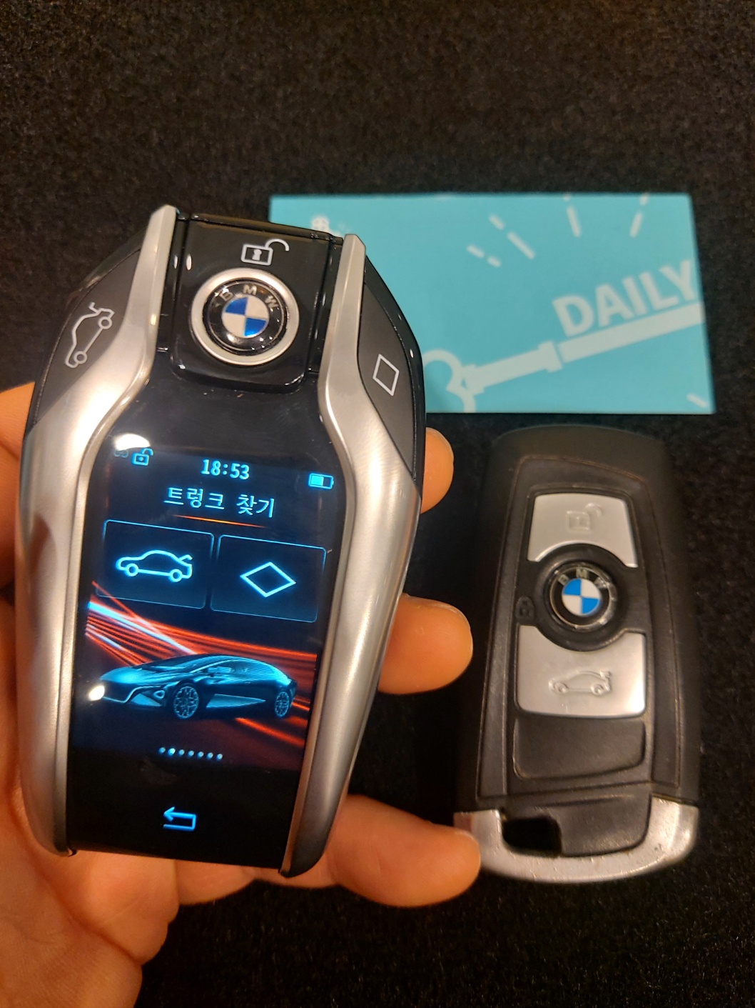 BMW 3시리즈 디지털키 디스플레이키 개조 업그레이드
